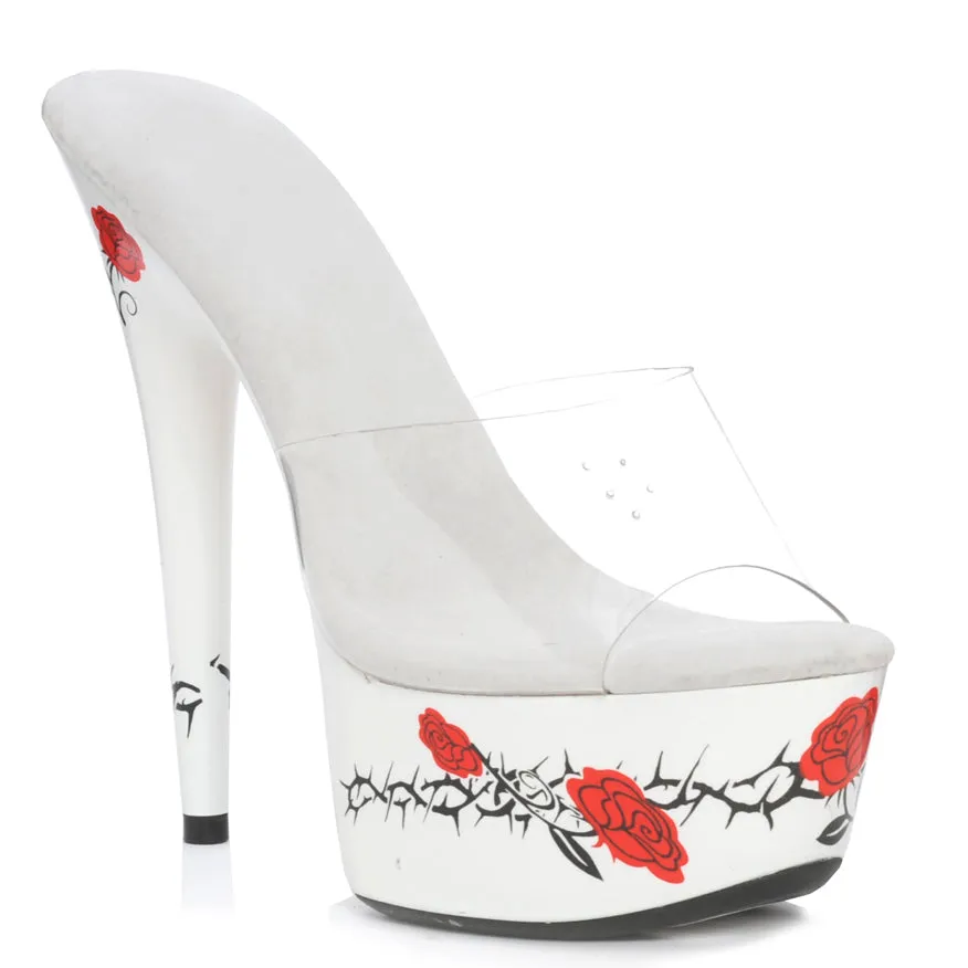 6 TATTOO PRINT MULE