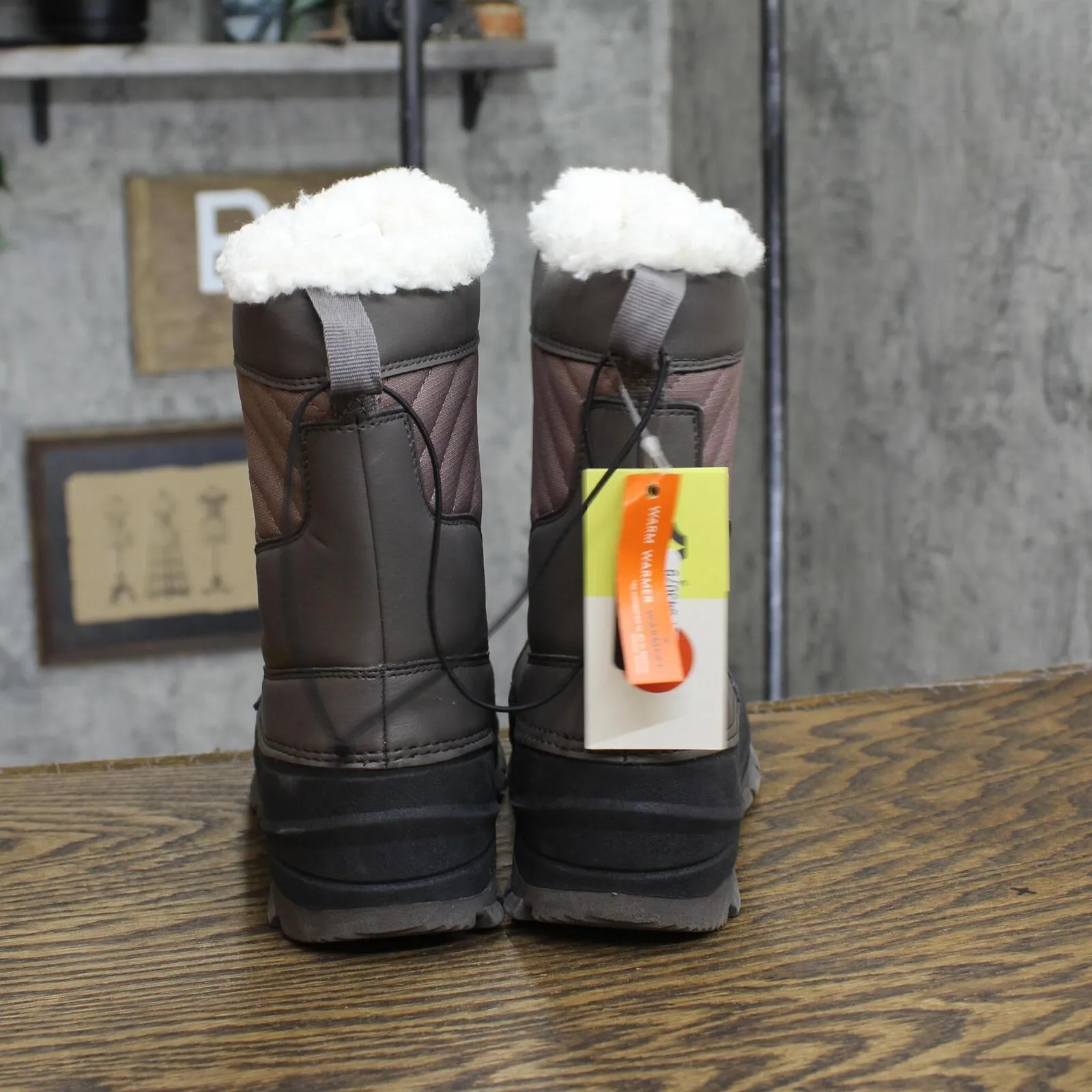 All In Motion Girls Lace Up Skylar Winter Boots 88236452 Blush Brown Black 3