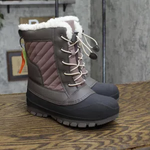 All In Motion Girls Lace Up Skylar Winter Boots 88236452 Blush Brown Black 3