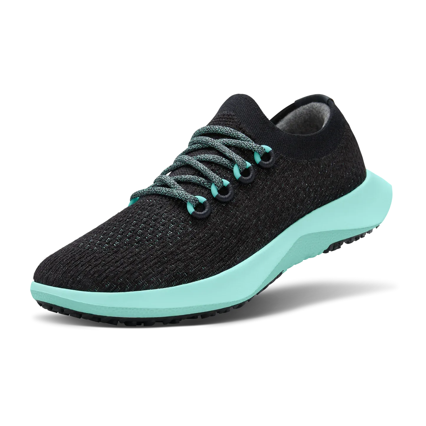 Allbirds Tree Dasher 2 -  Natural Black (Buoyant Mint Sole)