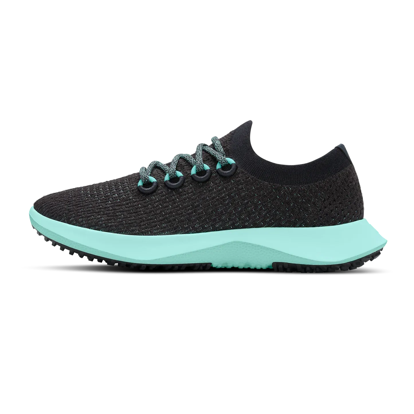 Allbirds Tree Dasher 2 -  Natural Black (Buoyant Mint Sole)