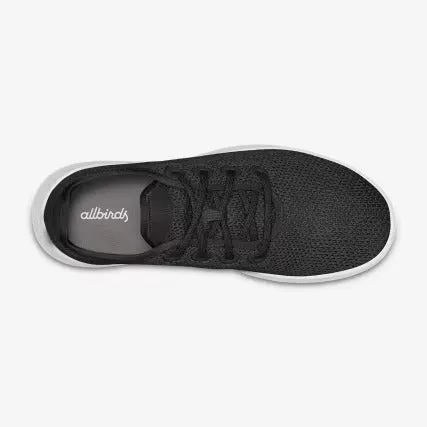 Allbirds Tree Runners - LIMITED EDITION: Dark Black (White Sole)