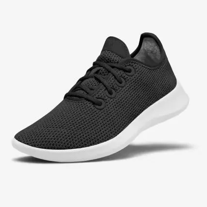 Allbirds Tree Runners - LIMITED EDITION: Dark Black (White Sole)