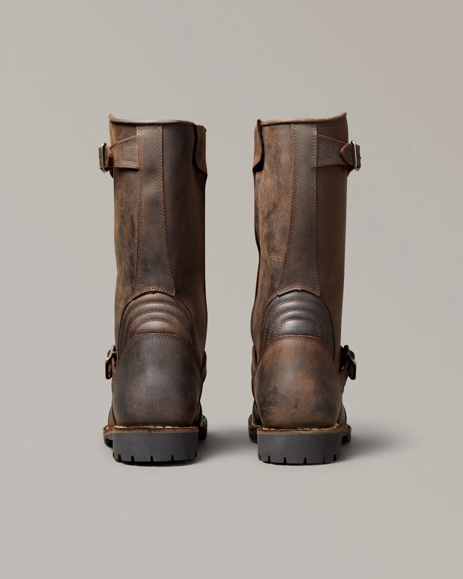 Belstaff Endurance Men's Motorcycle Boots - Black Brown