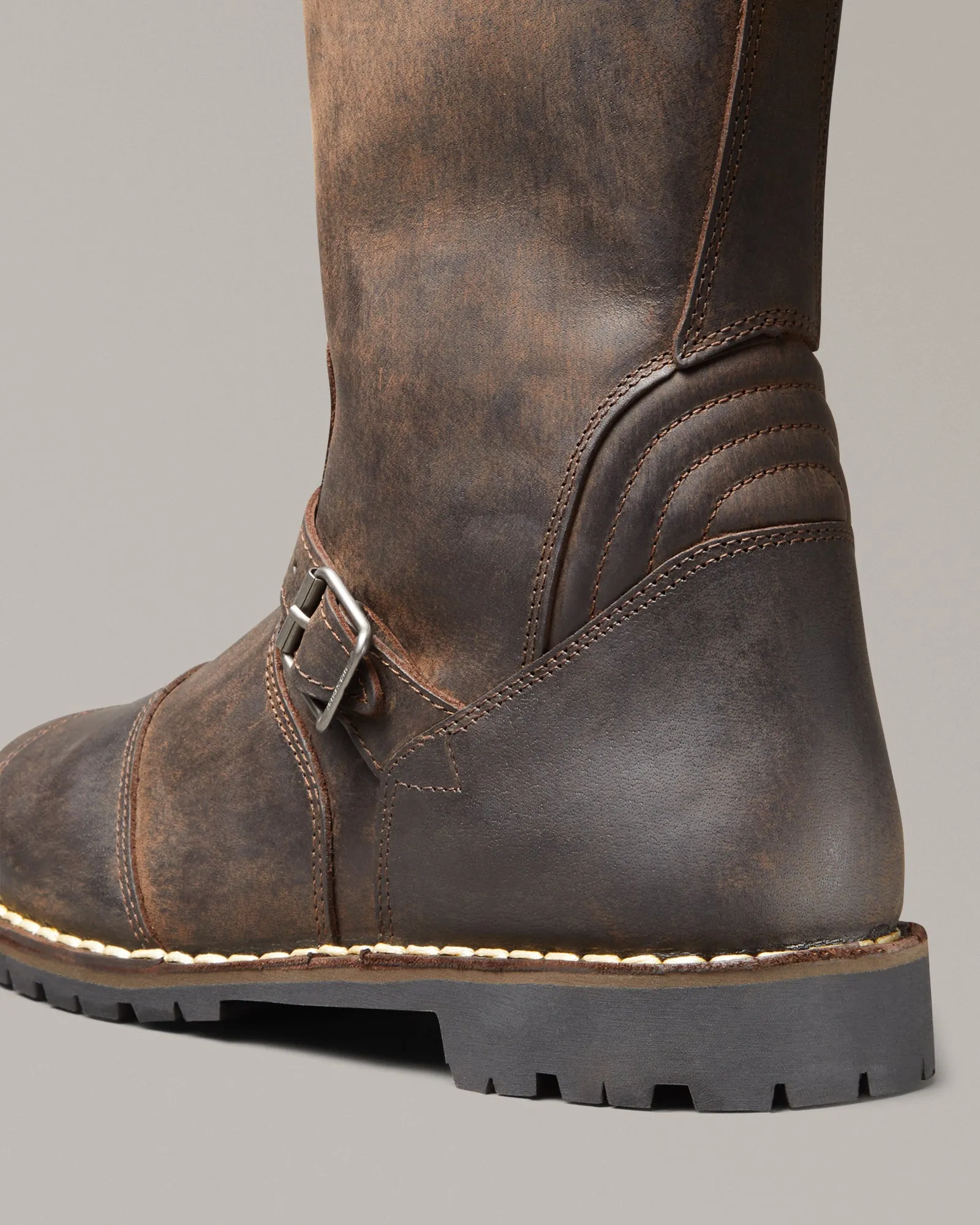 Belstaff Endurance Men's Motorcycle Boots - Black Brown