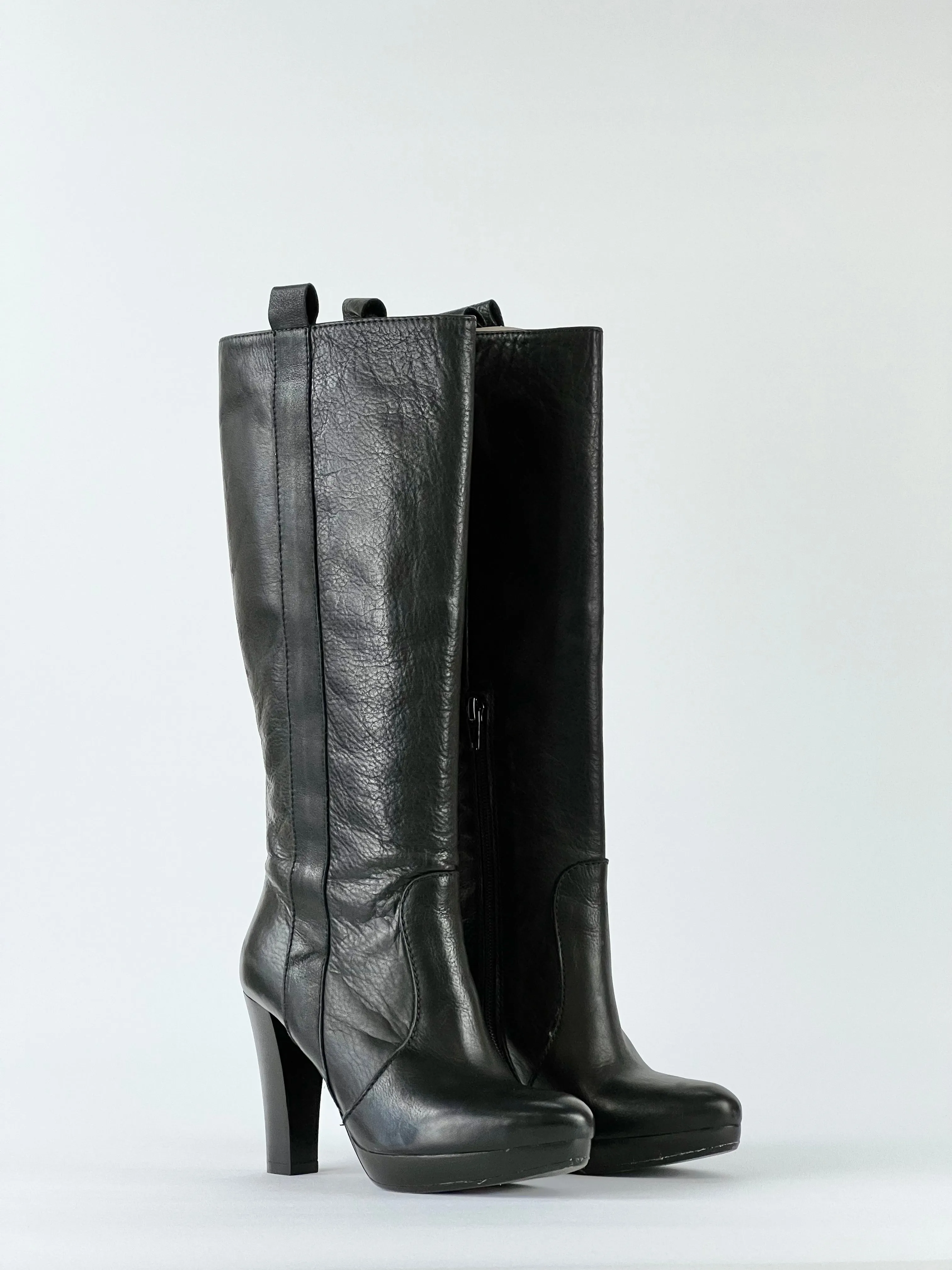 Bianca Buccheri Black Knee High Boots - EU36