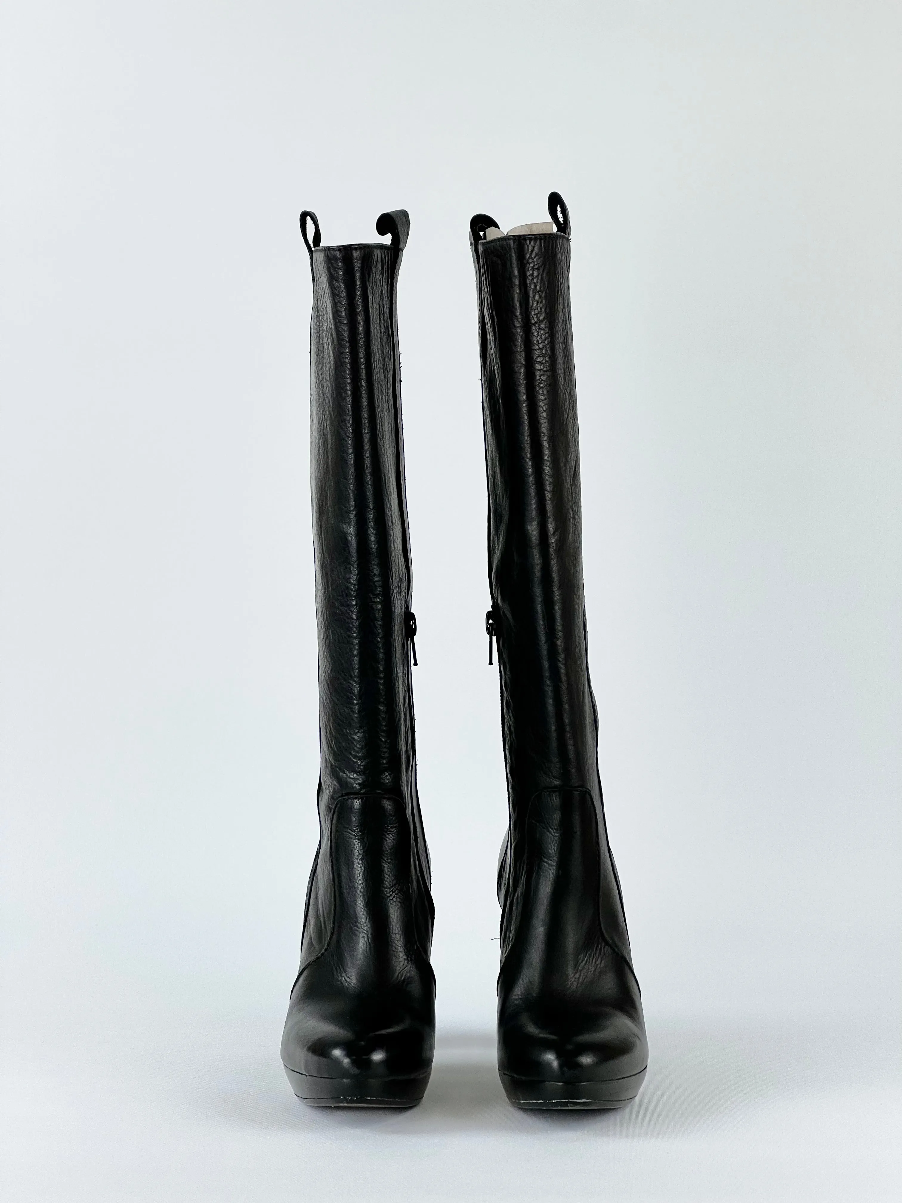 Bianca Buccheri Black Knee High Boots - EU36