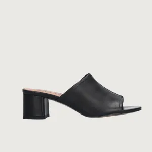 Bibi Lou Amira Leather Black Mules
