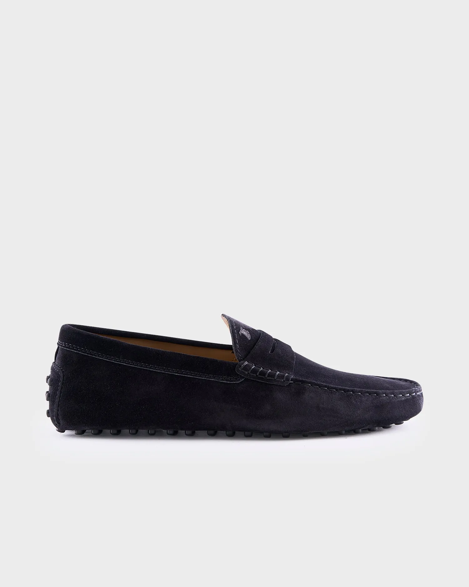 Black Suede Gommino Driving Shoes