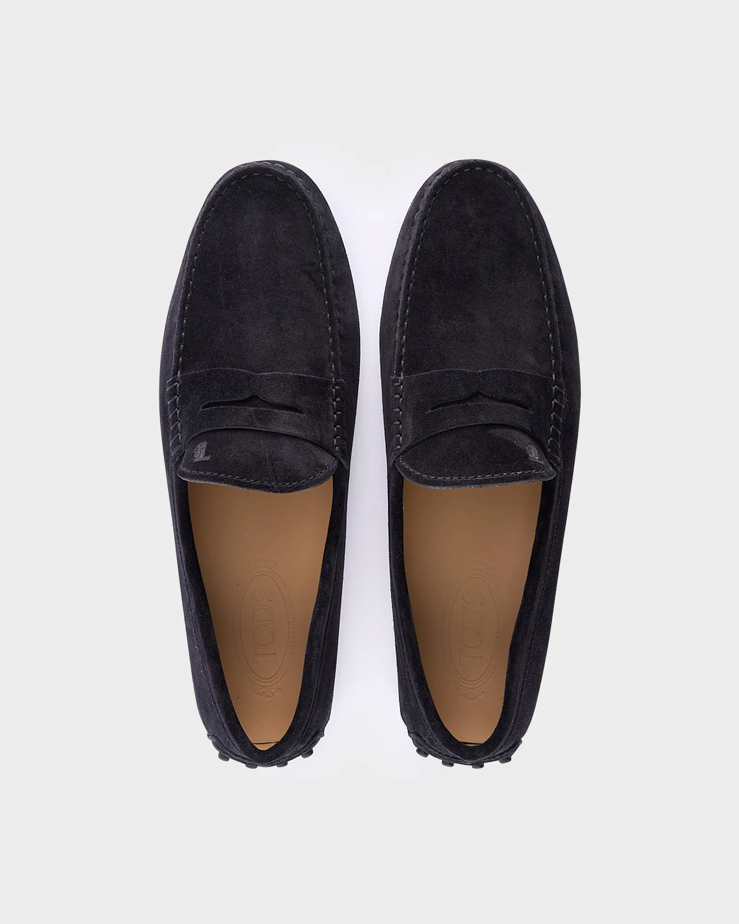 Black Suede Gommino Driving Shoes