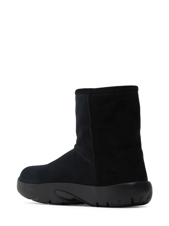 Bottega Veneta   35mm Snap leather ankle boots 
