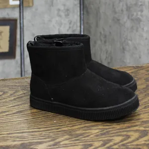 Cat & Jack Toddler Girls Arlo Zipper Shearling Style Boots ARL0 Black 10T