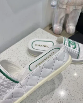 CHL Women's Mules Green And White For Women