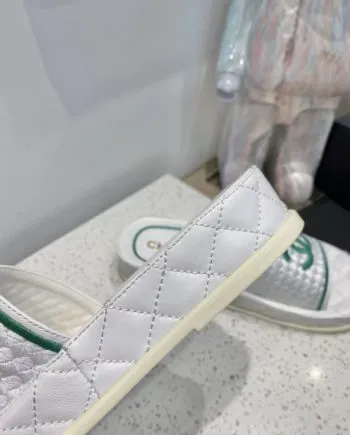 CHL Women's Mules Green And White For Women