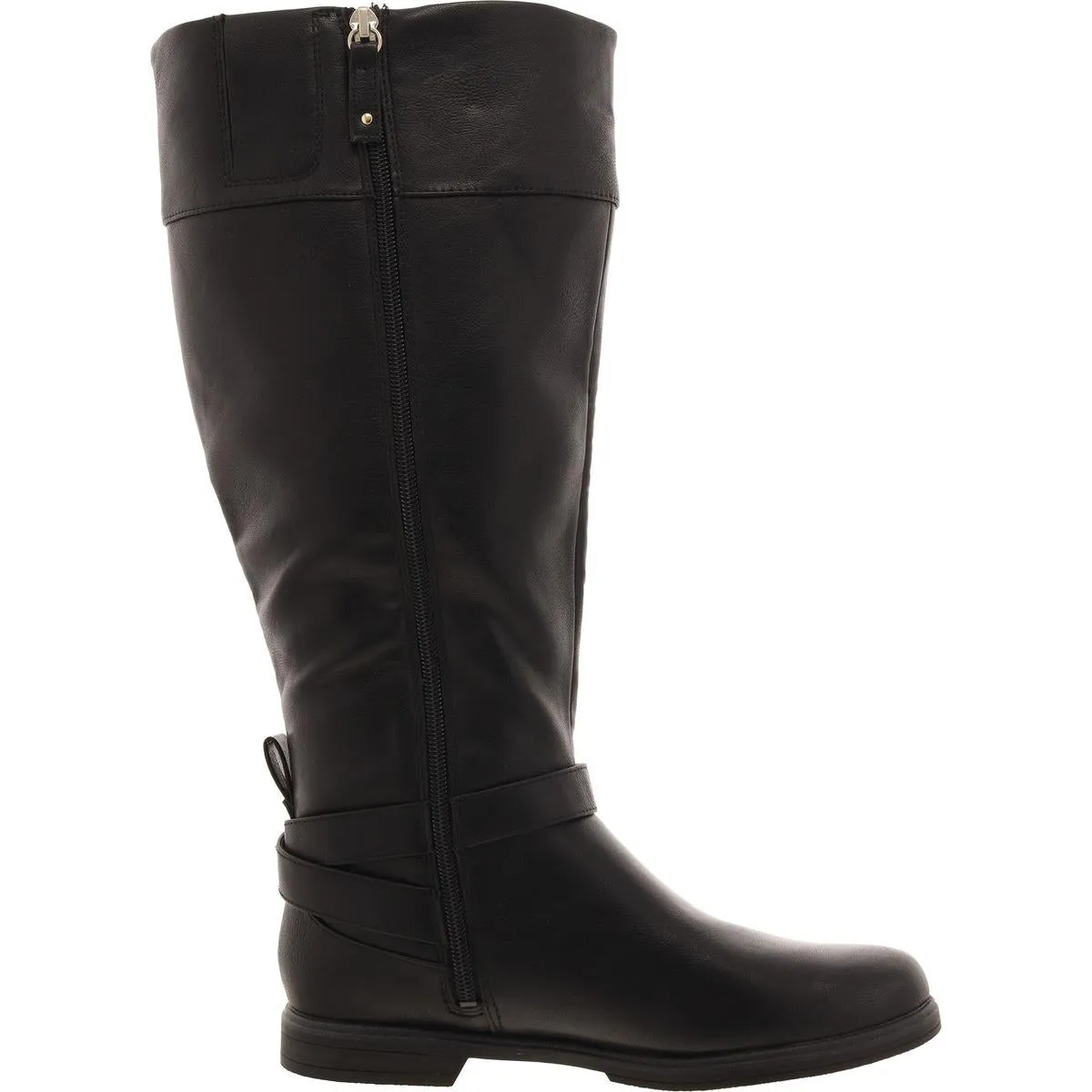 Dr. Scholl's Shoes Womens Hello Rider Faux Leather Tall Motorcycle Boots