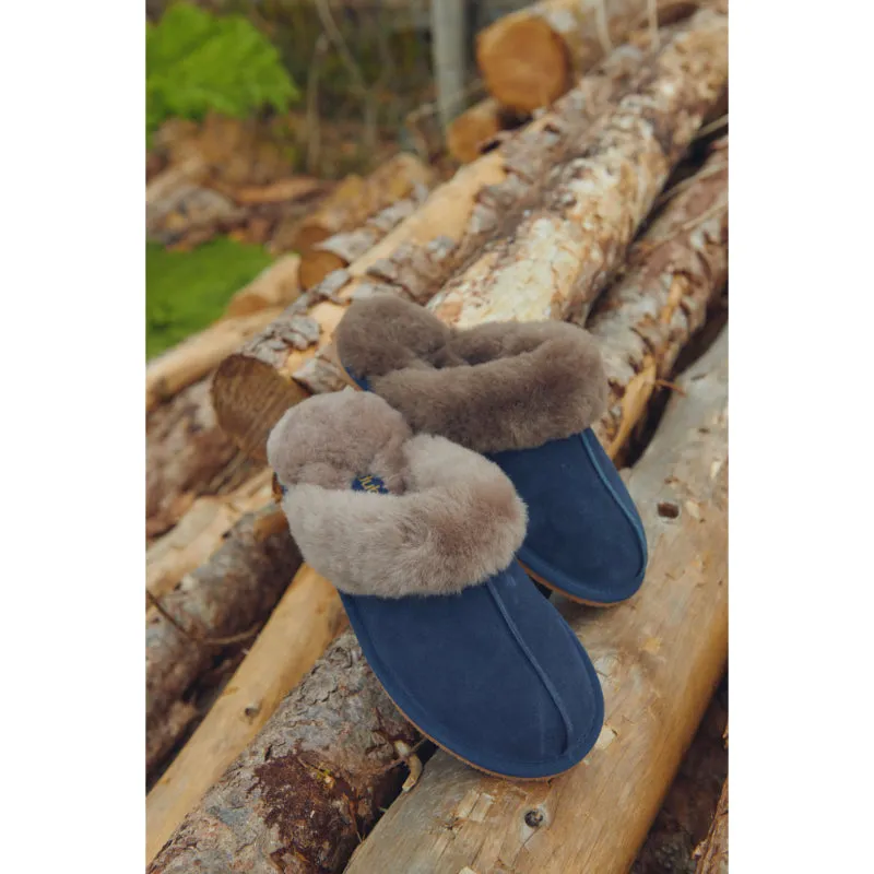 Dubarry Rockmill Ladies Slippers - French Navy