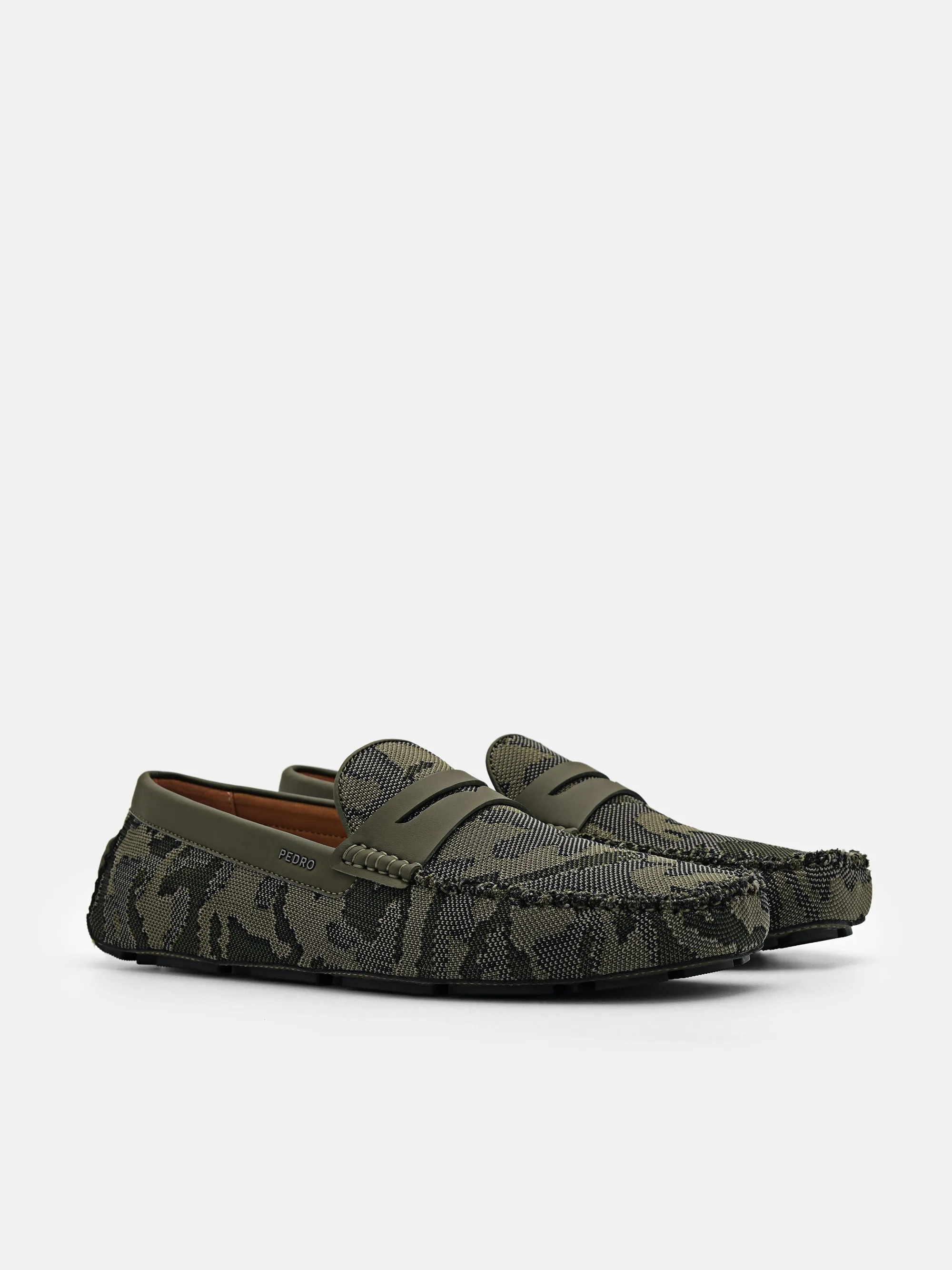 Fabric Penny Driving Shoes