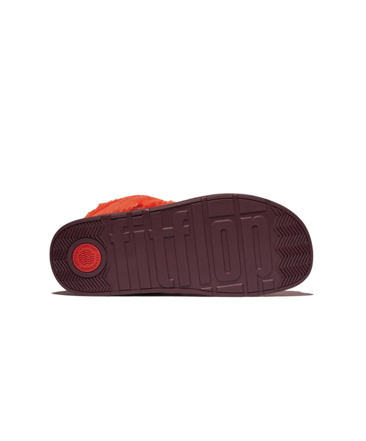 FitFlop Gen FF x Roksanda Curly Shearling Lace Ankle Boots Tangerine Mix