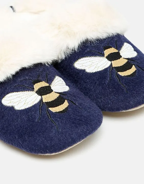 Honey Bee Fuzzy Slippers