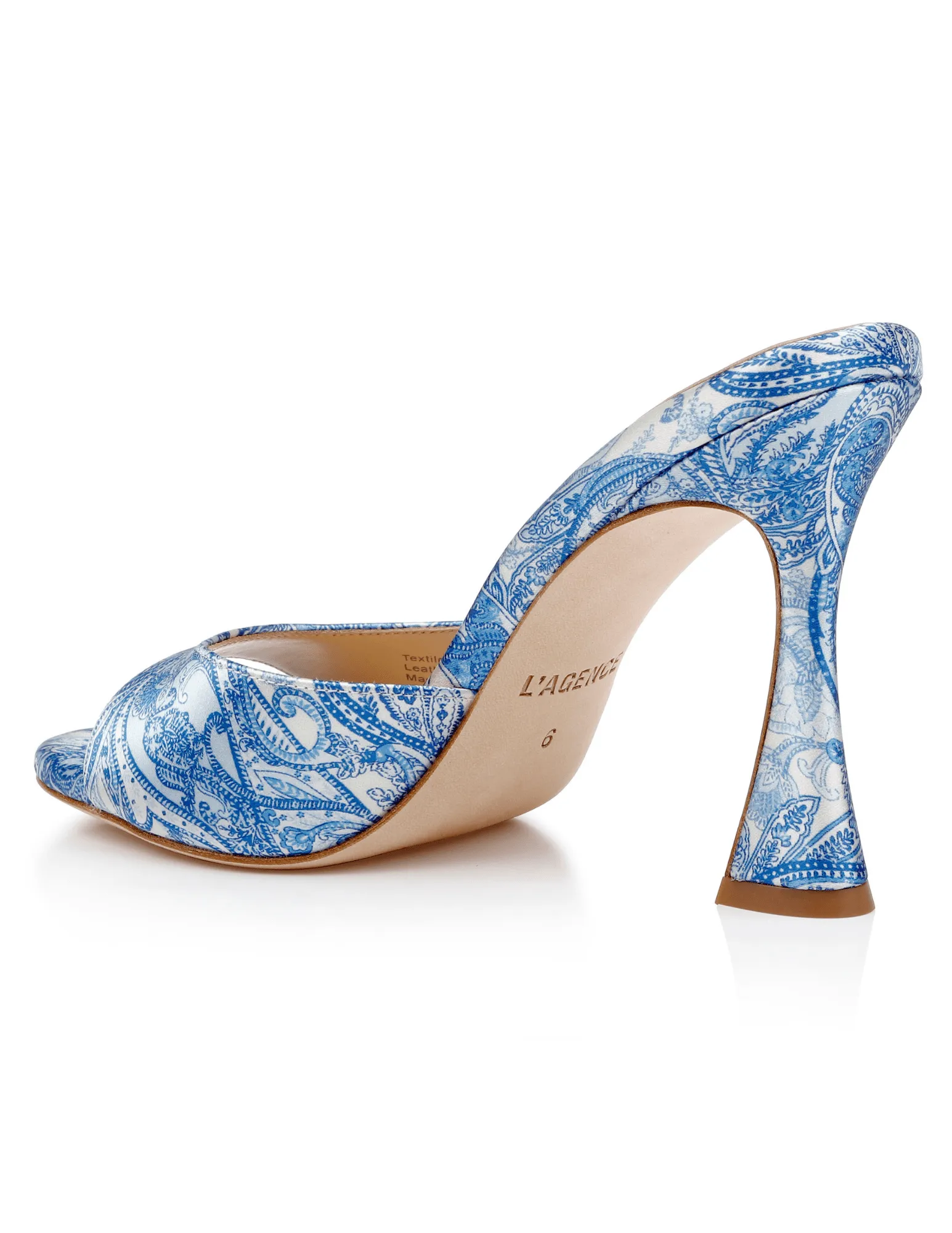 L'Agence Avery Satin Mule Heel