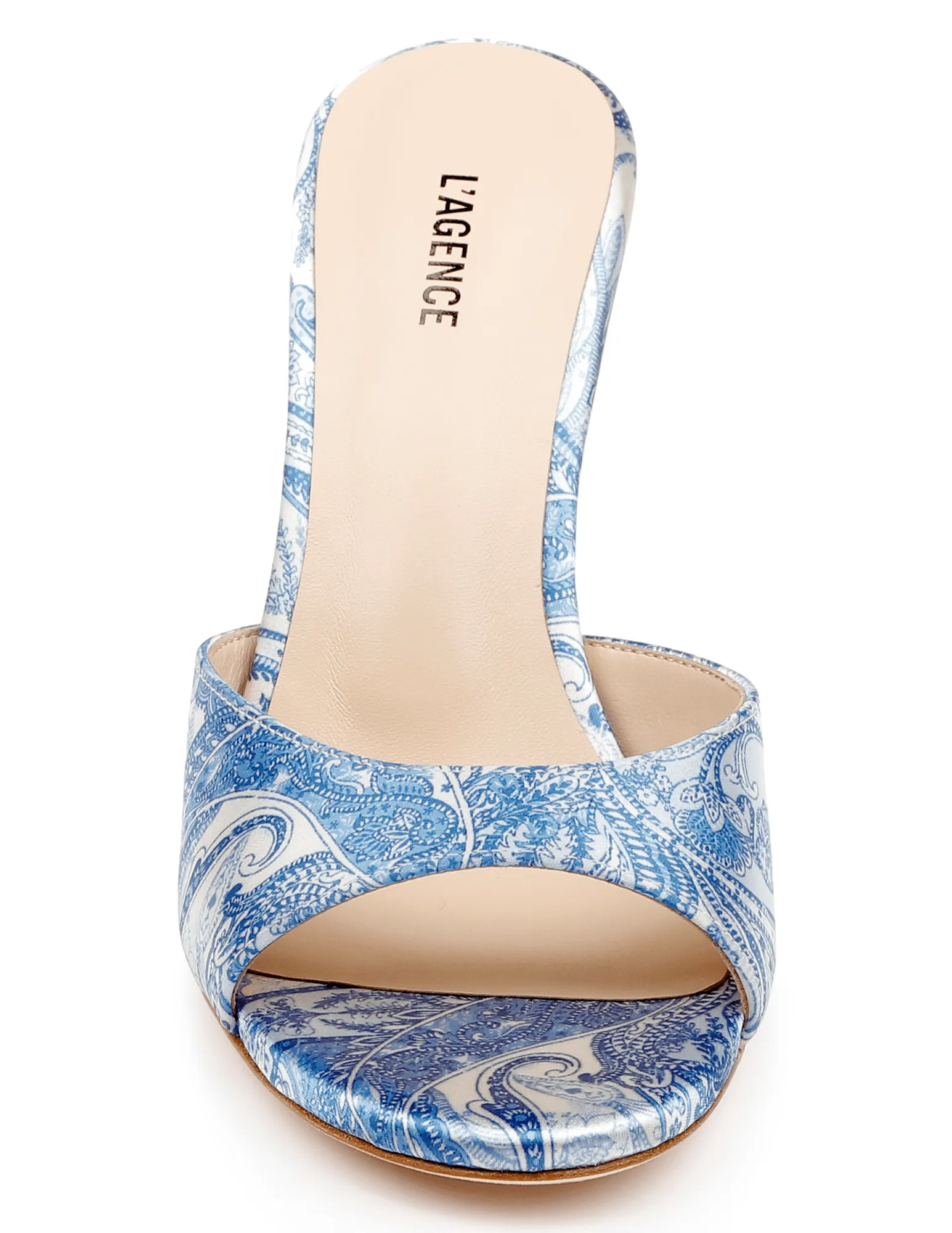 L'Agence Avery Satin Mule Heel