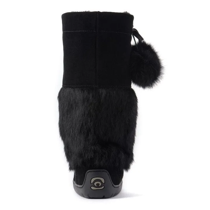 Manitobah Mukluks Snowy Owl Vibram Mukluks- Black Suede