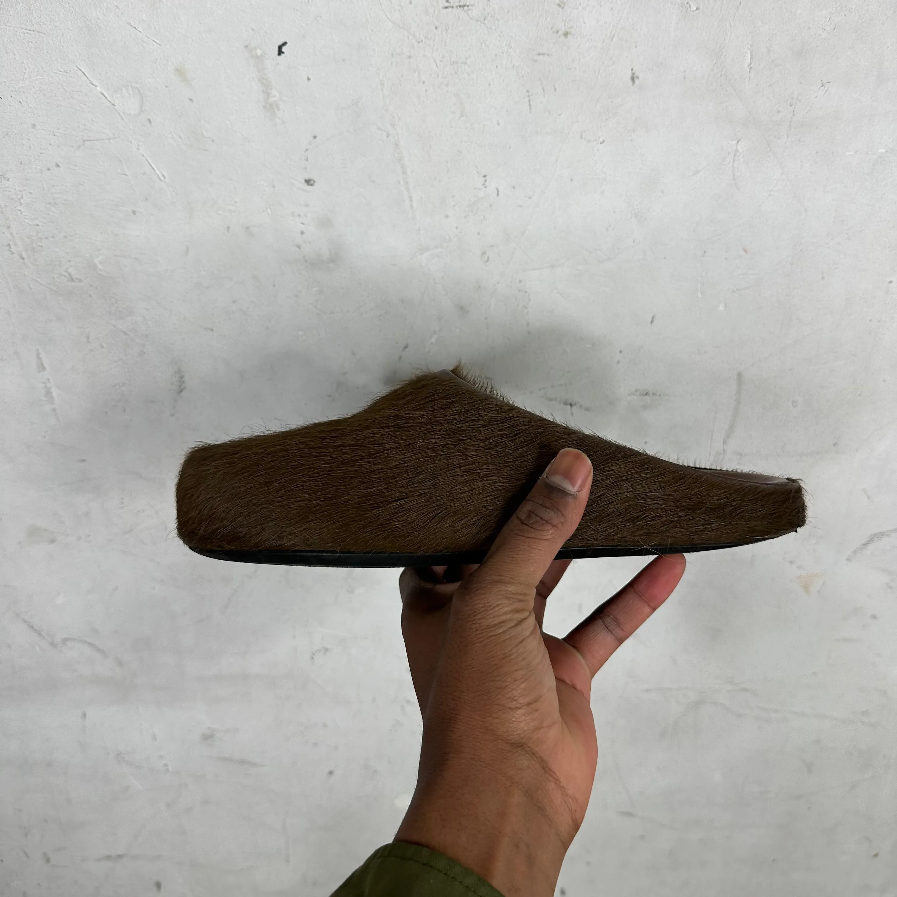 Marni Brown Fussbett Mule