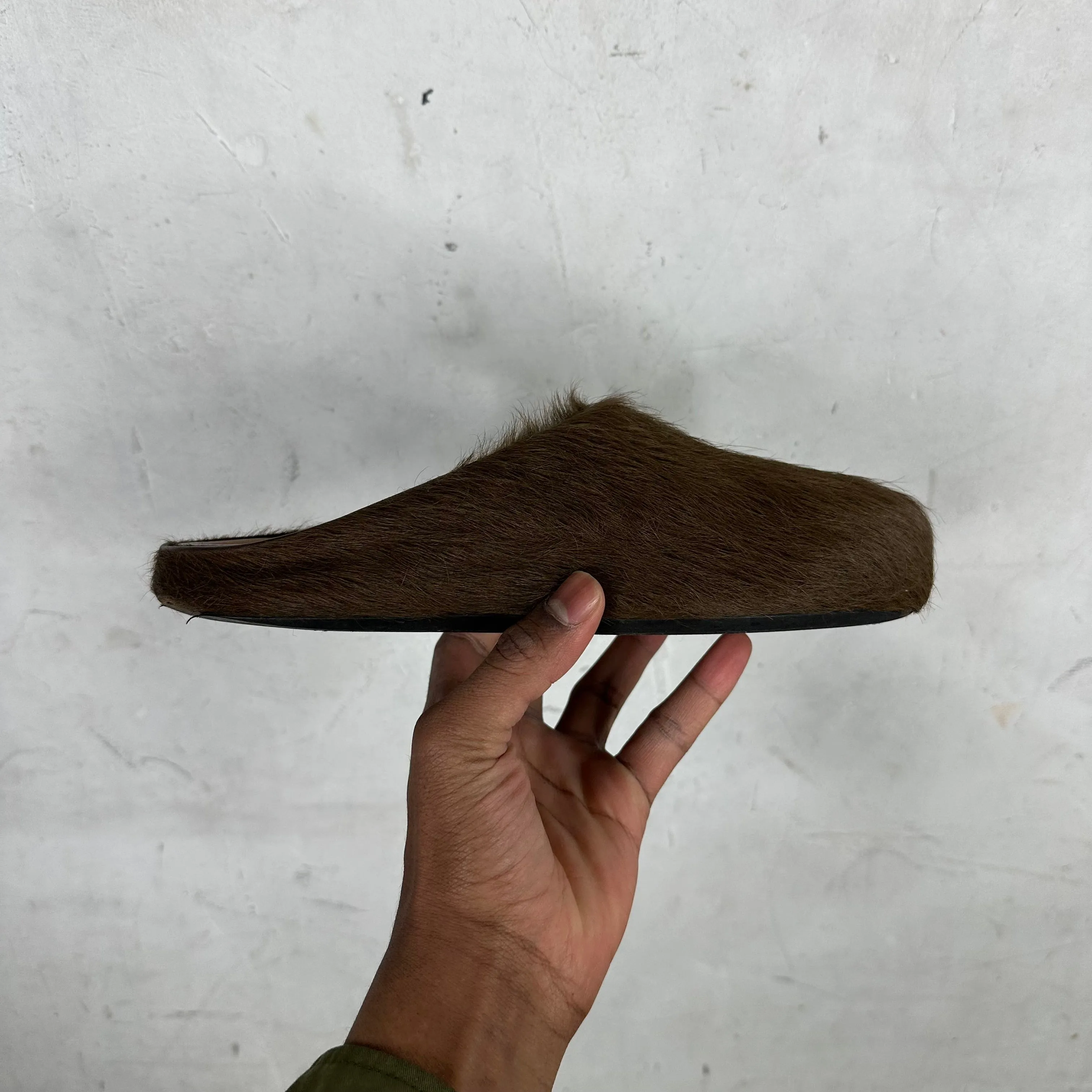 Marni Brown Fussbett Mule
