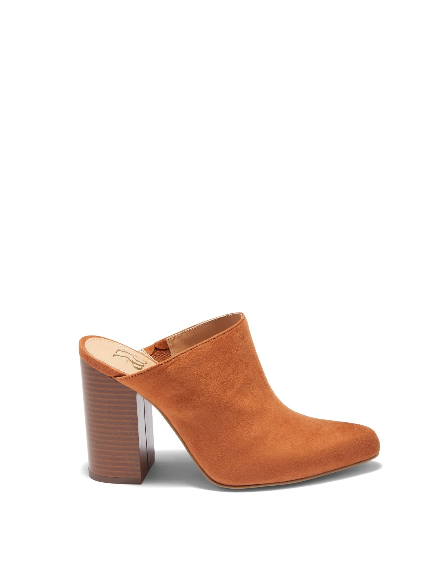 Maya Stacked Block-Heel Mule