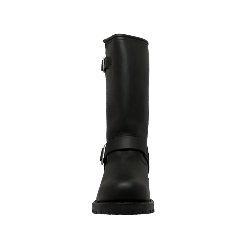 Men's Black Engineer Soft Boots