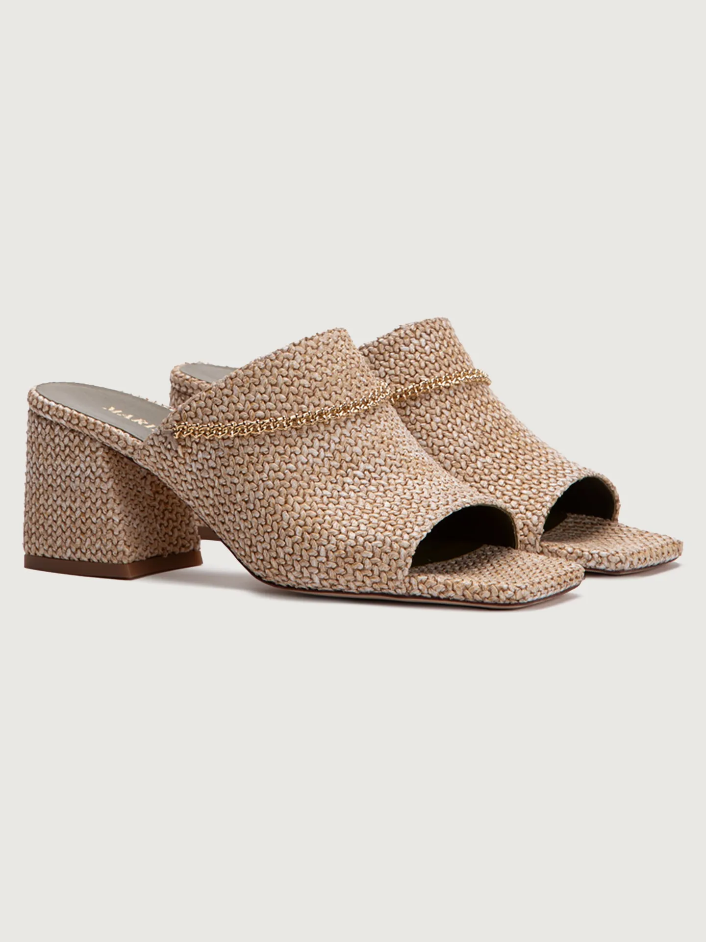 Messalina Mule - Natural Raffia