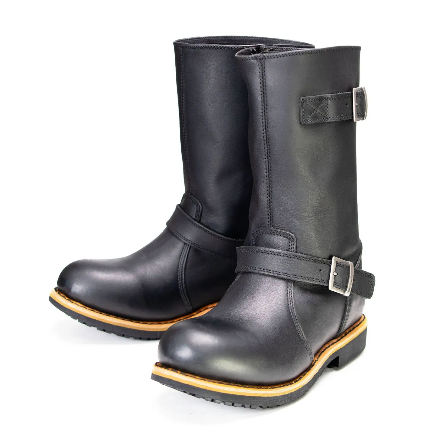 Milwaukee Leather MBM9066 Men's Antique Black Classic Engineer