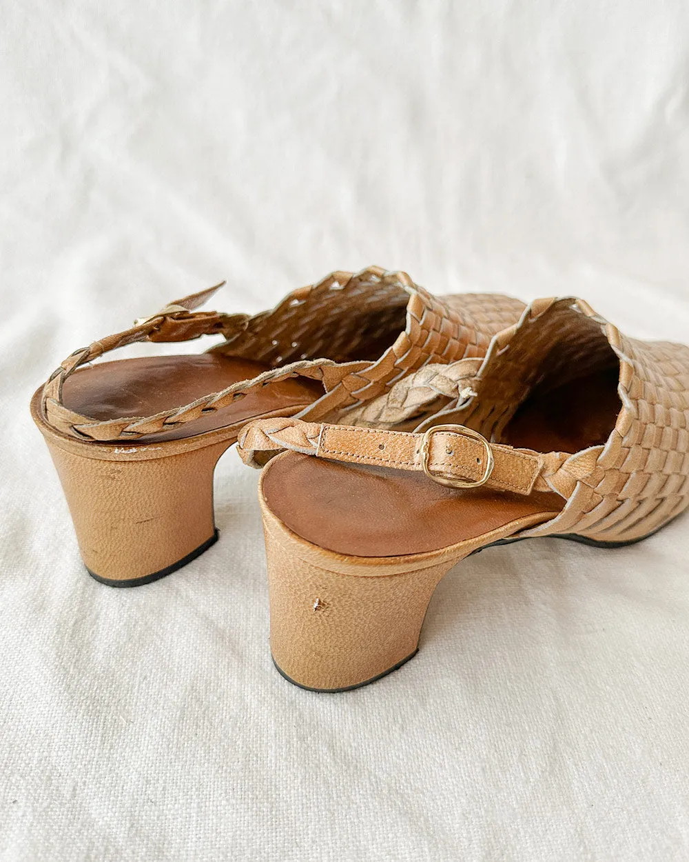 Moureze Woven Slingbacks