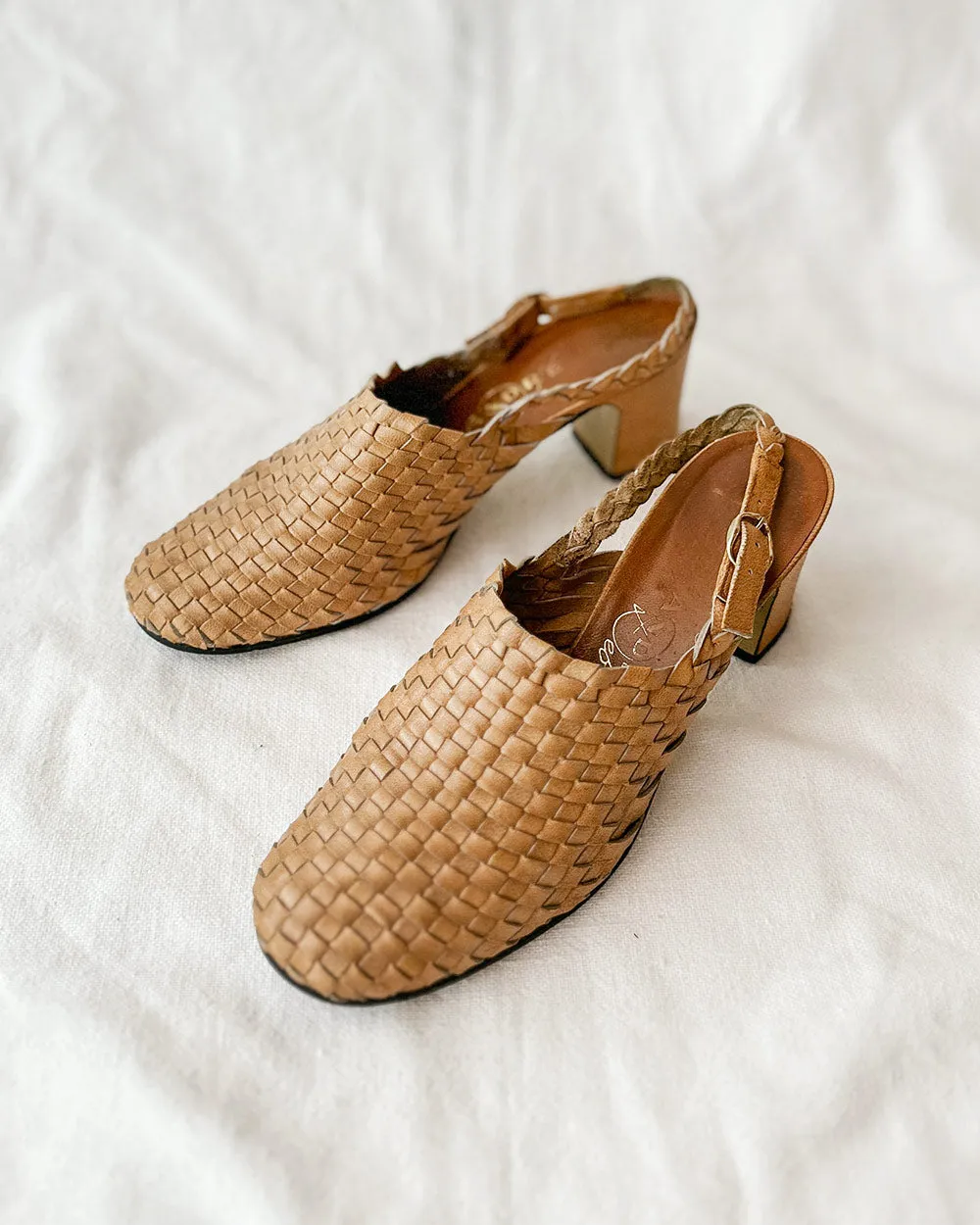 Moureze Woven Slingbacks