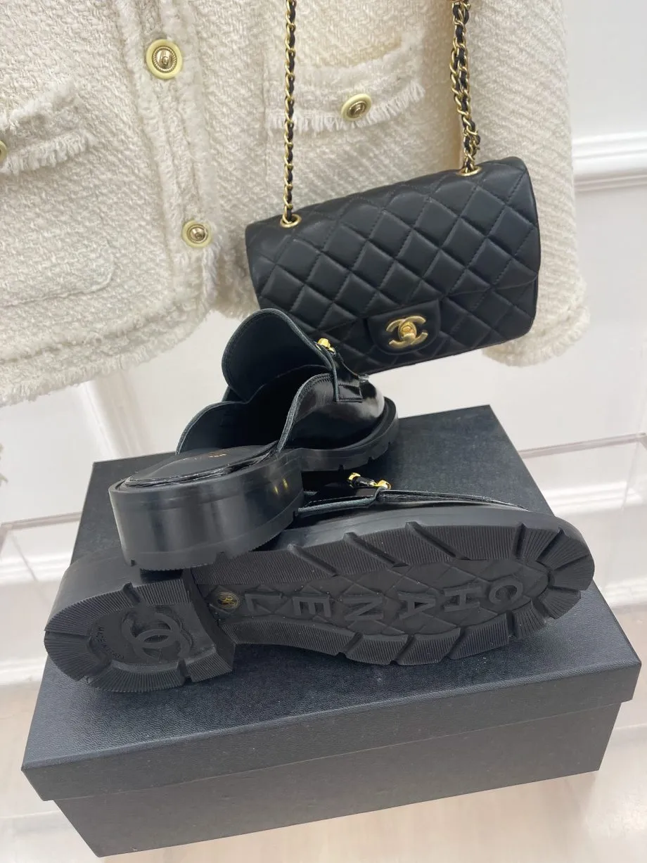 Mules Black For Women 1in/2.5cm