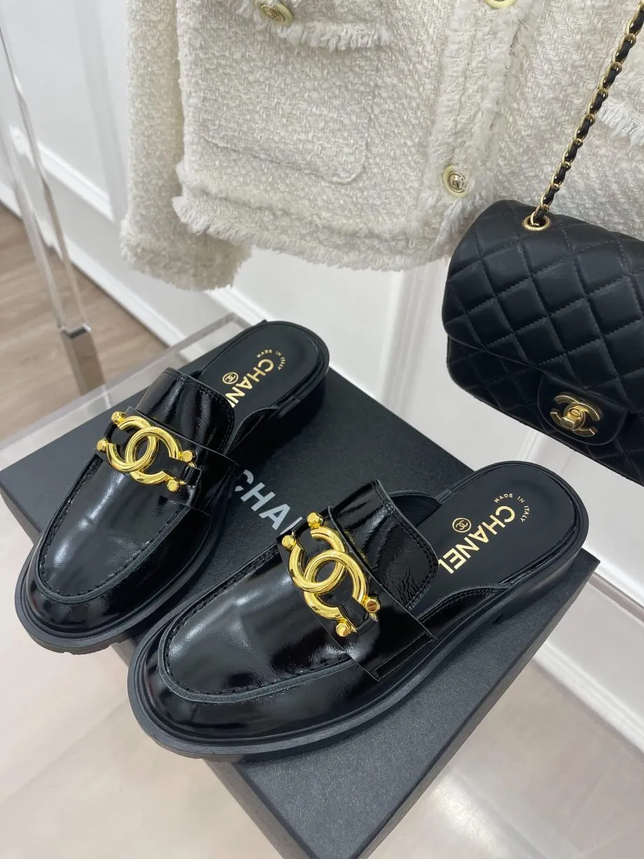 Mules Black For Women 1in/2.5cm