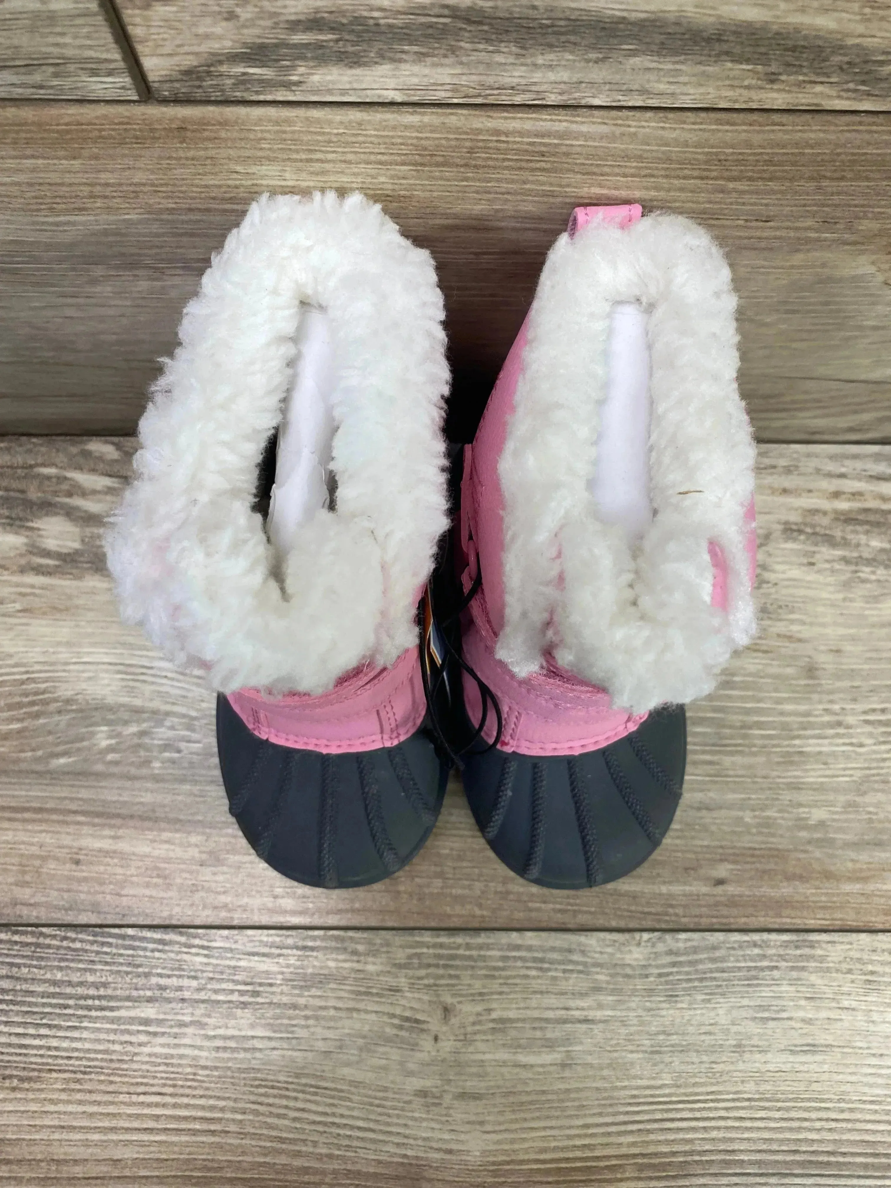 NEW Cat & Jack Denver Winter Boots Pink/Grey Sz 6c