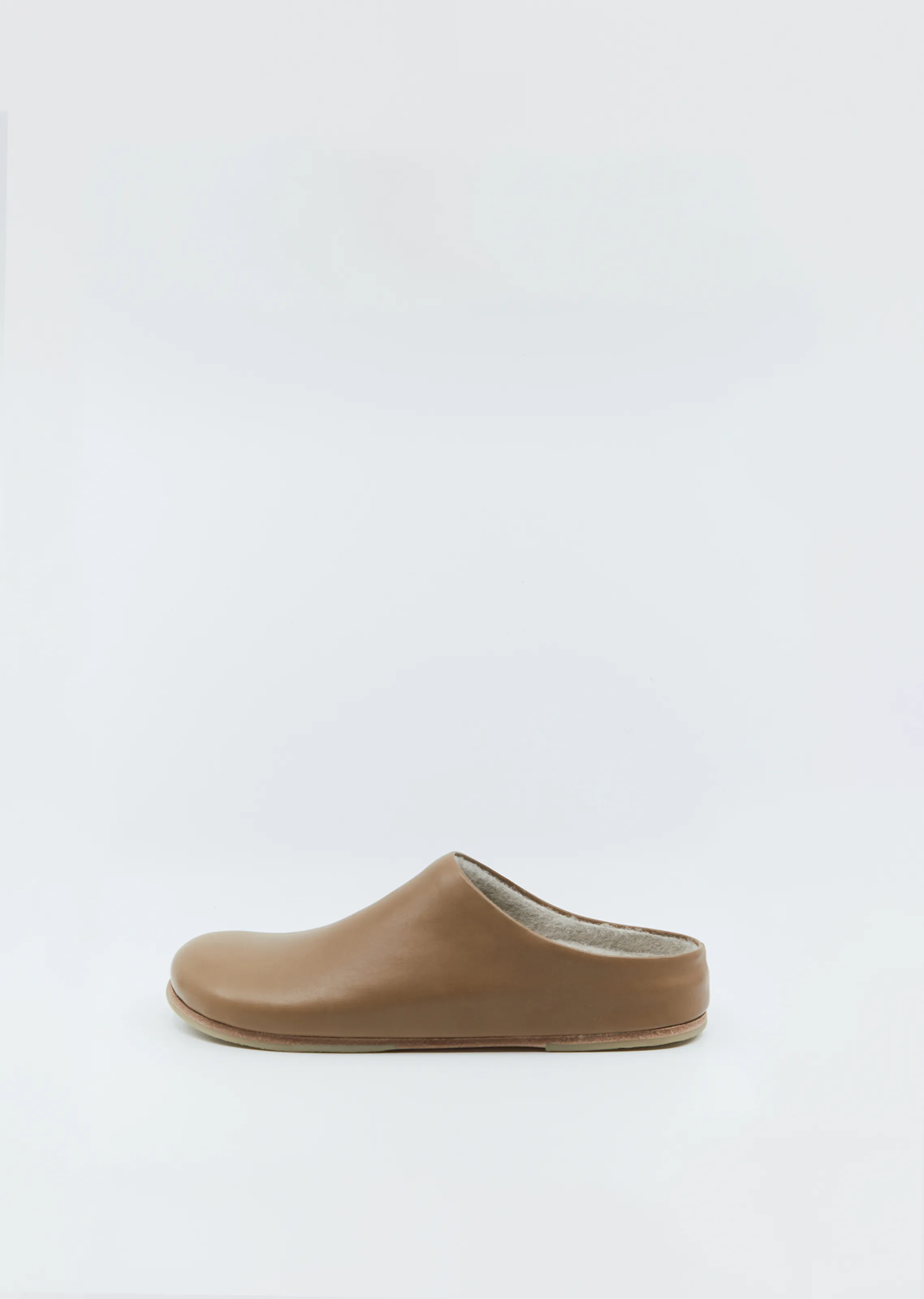 New Leather Mono Mule