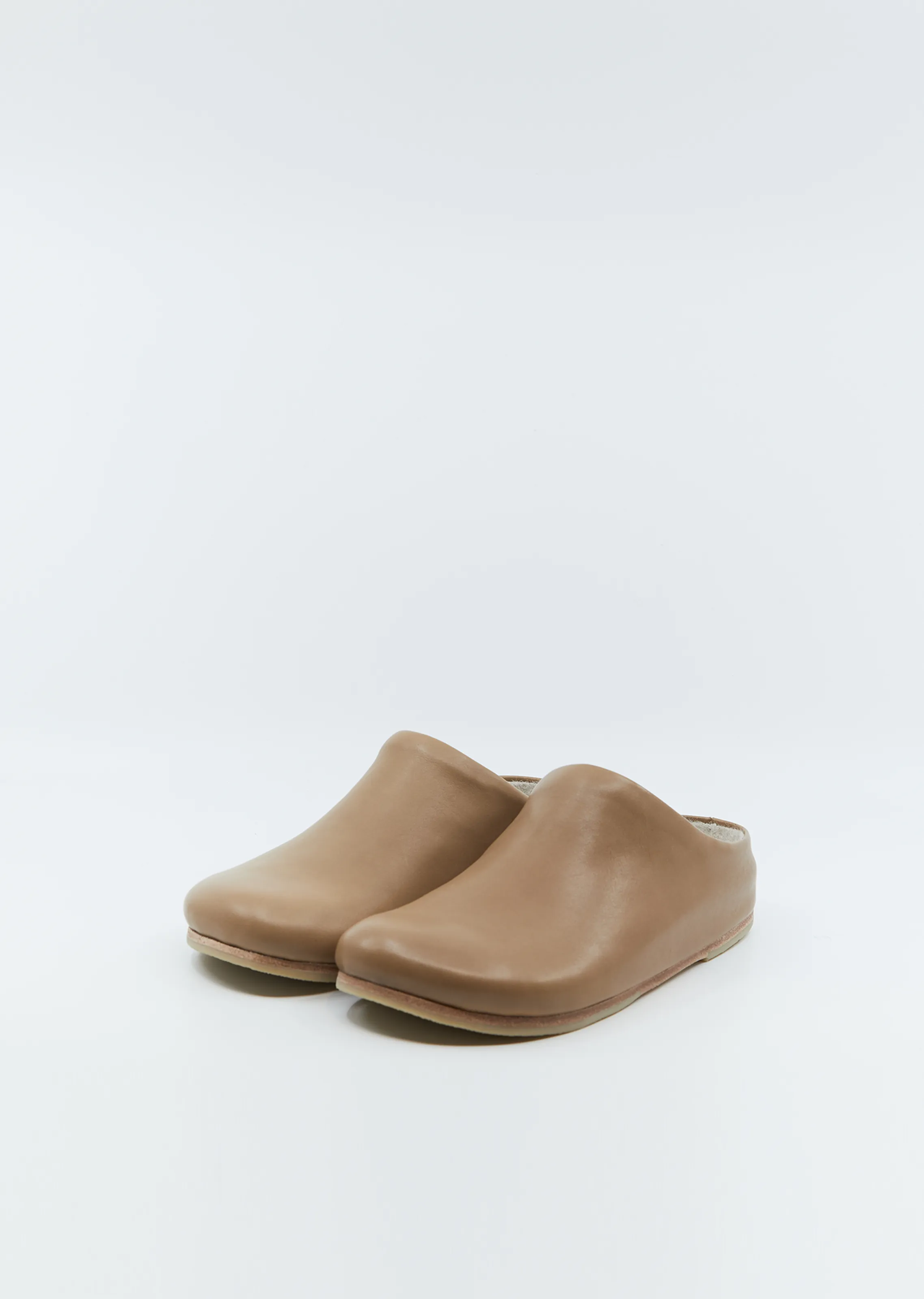 New Leather Mono Mule