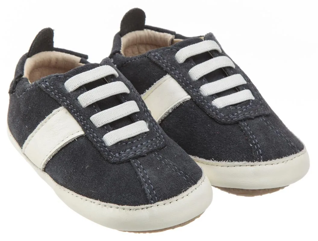 Old Soles Boy's Vintage Bambini Premium Leather First Walker Sneaker Shoes