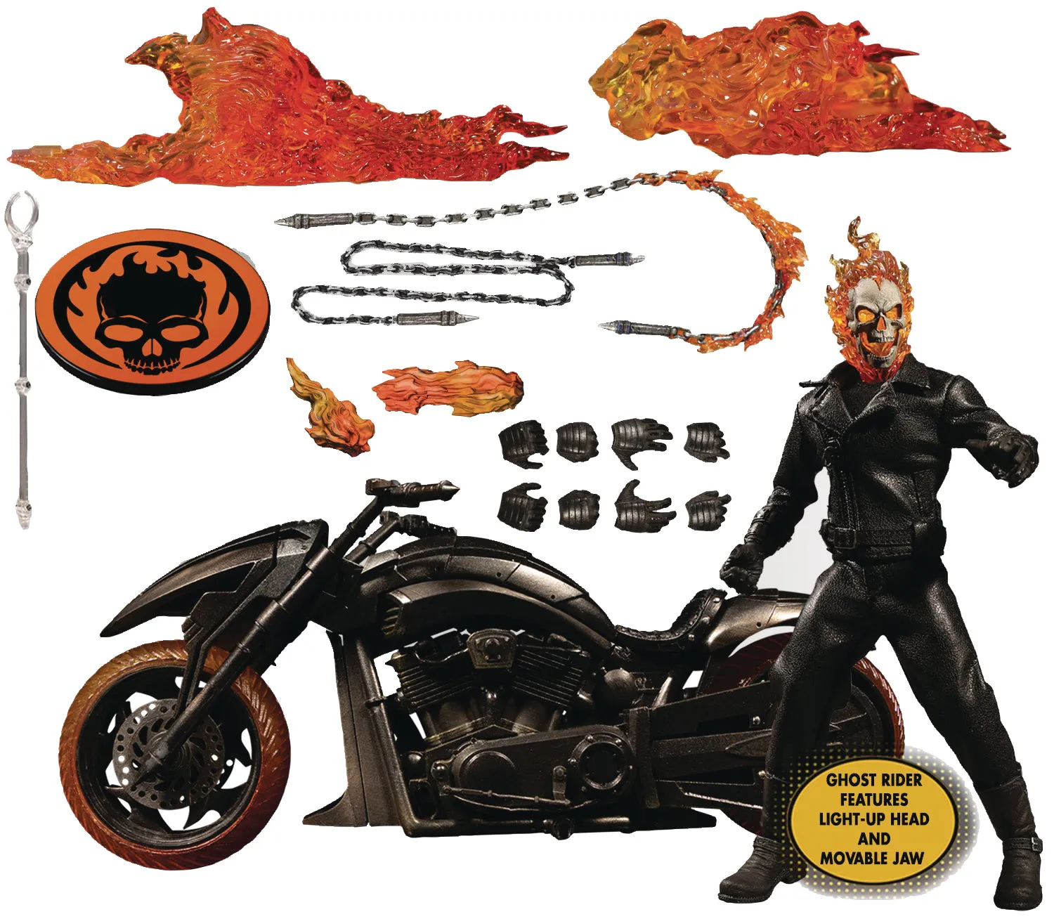 ONE-12 COLLECTIVE MARVEL GHOST RIDER & HELL CYCLE