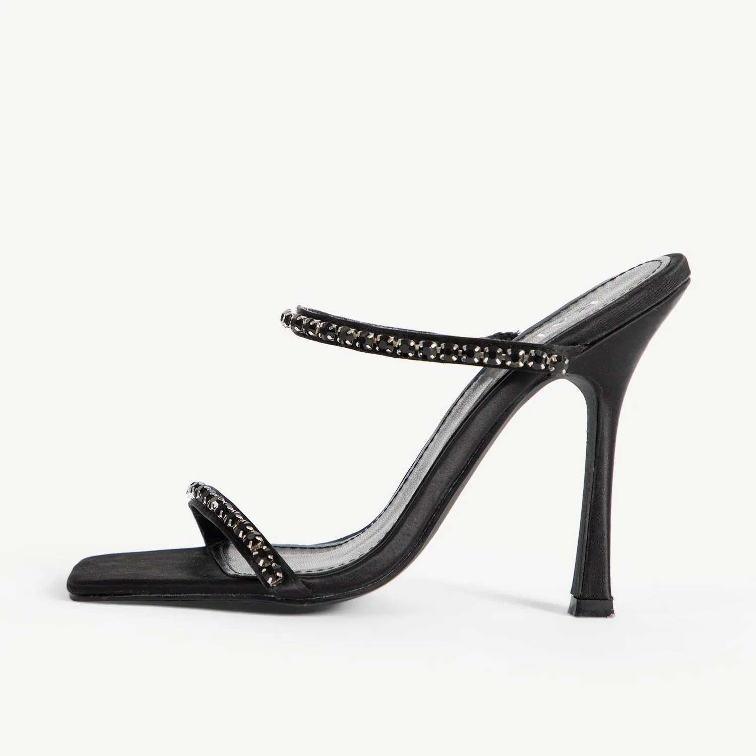 RAID Deena Heeled Mule in Black