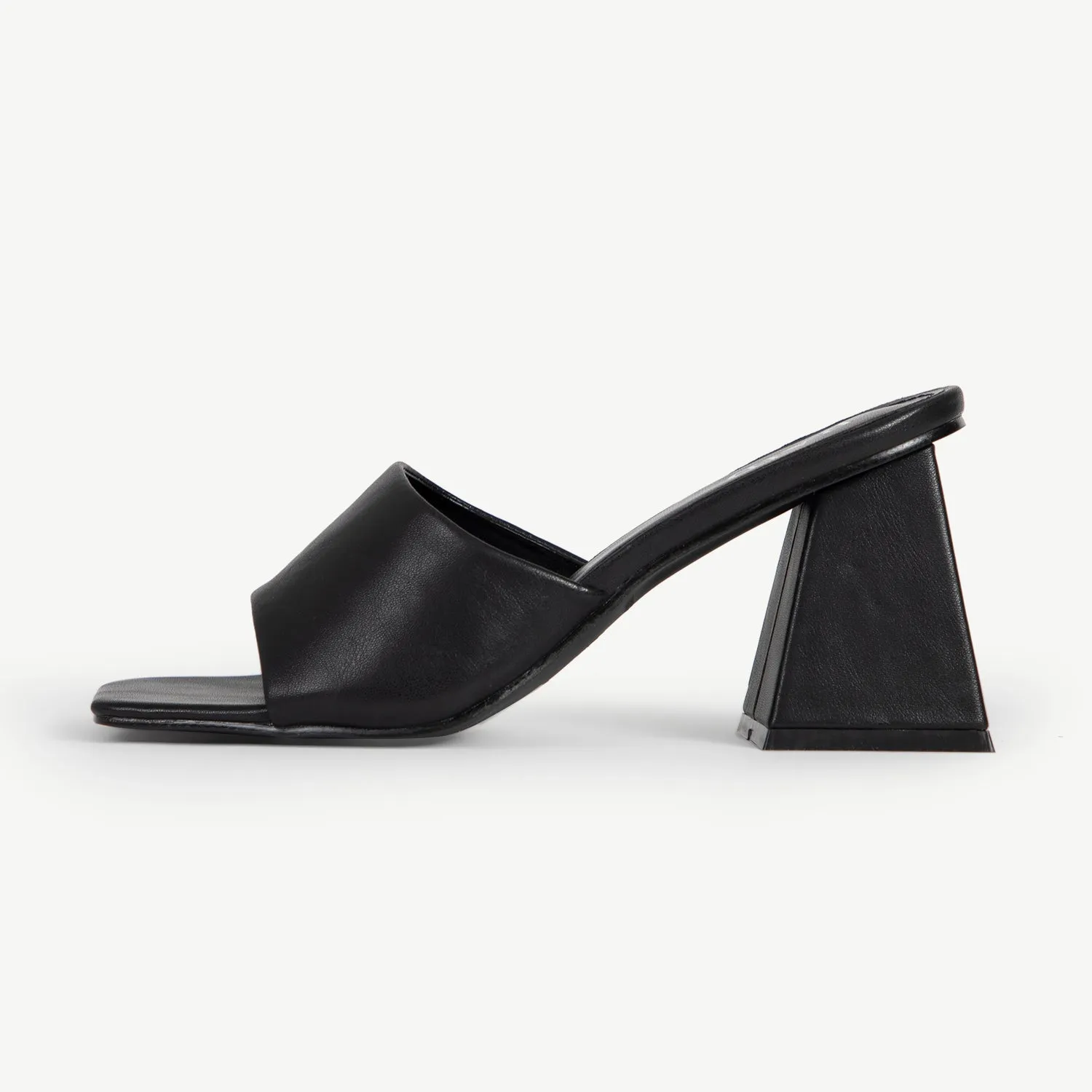 RAID Khloe Block Heeled Mule in Black