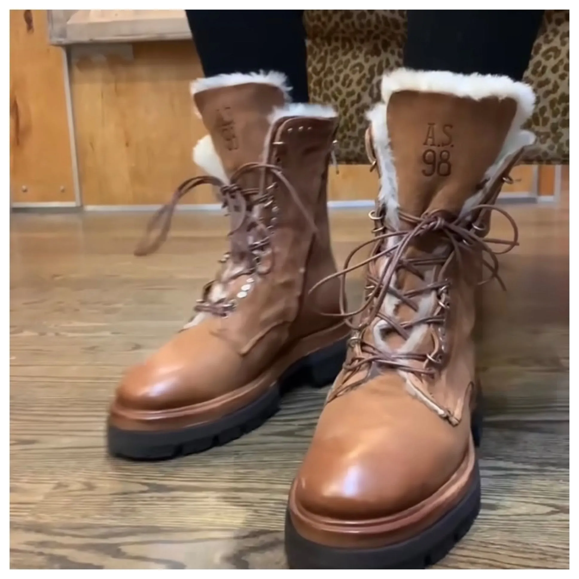 Rings of Comfort Level Leather Bootie