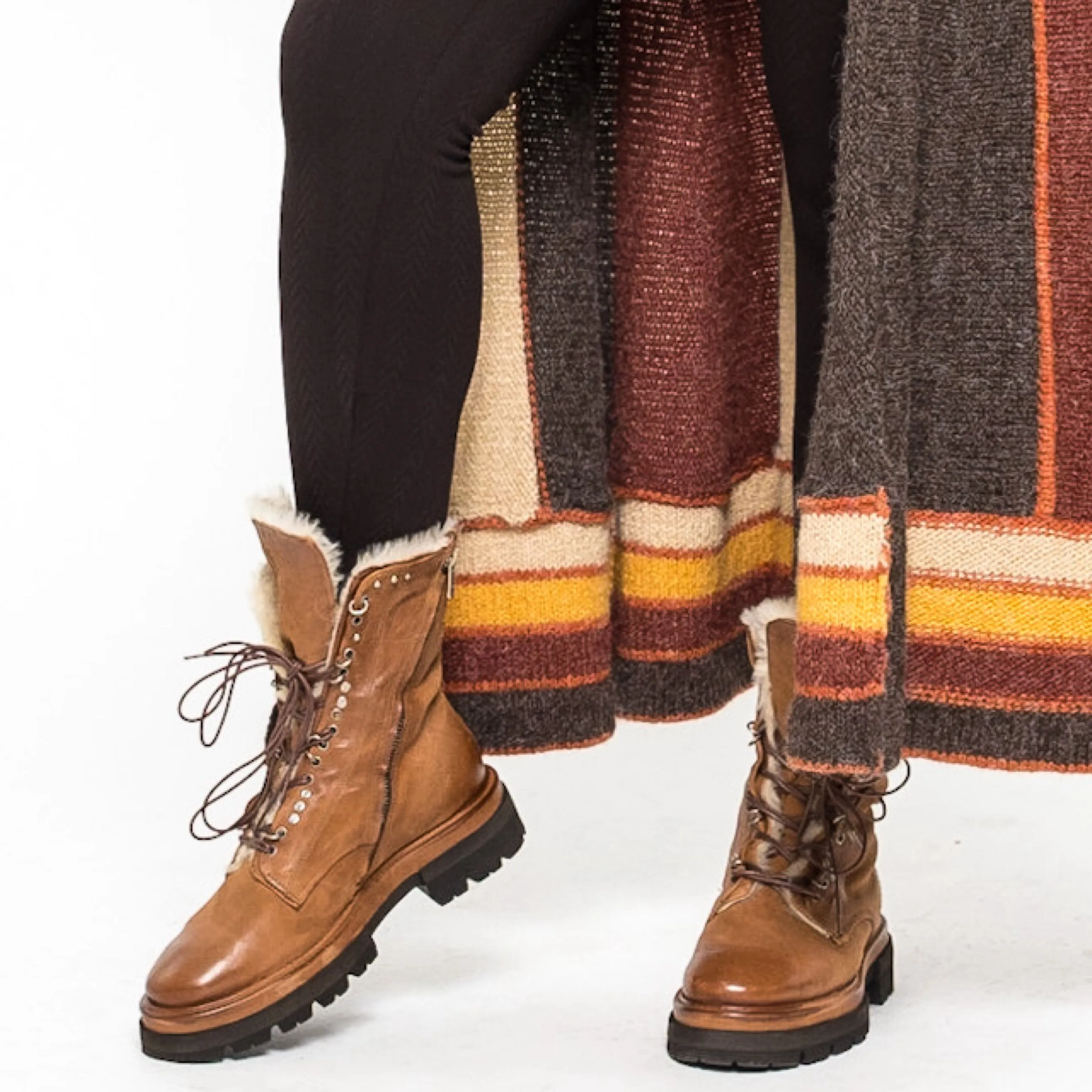 Rings of Comfort Level Leather Bootie