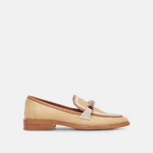 SARARA FLATS HONEY RAFFIA