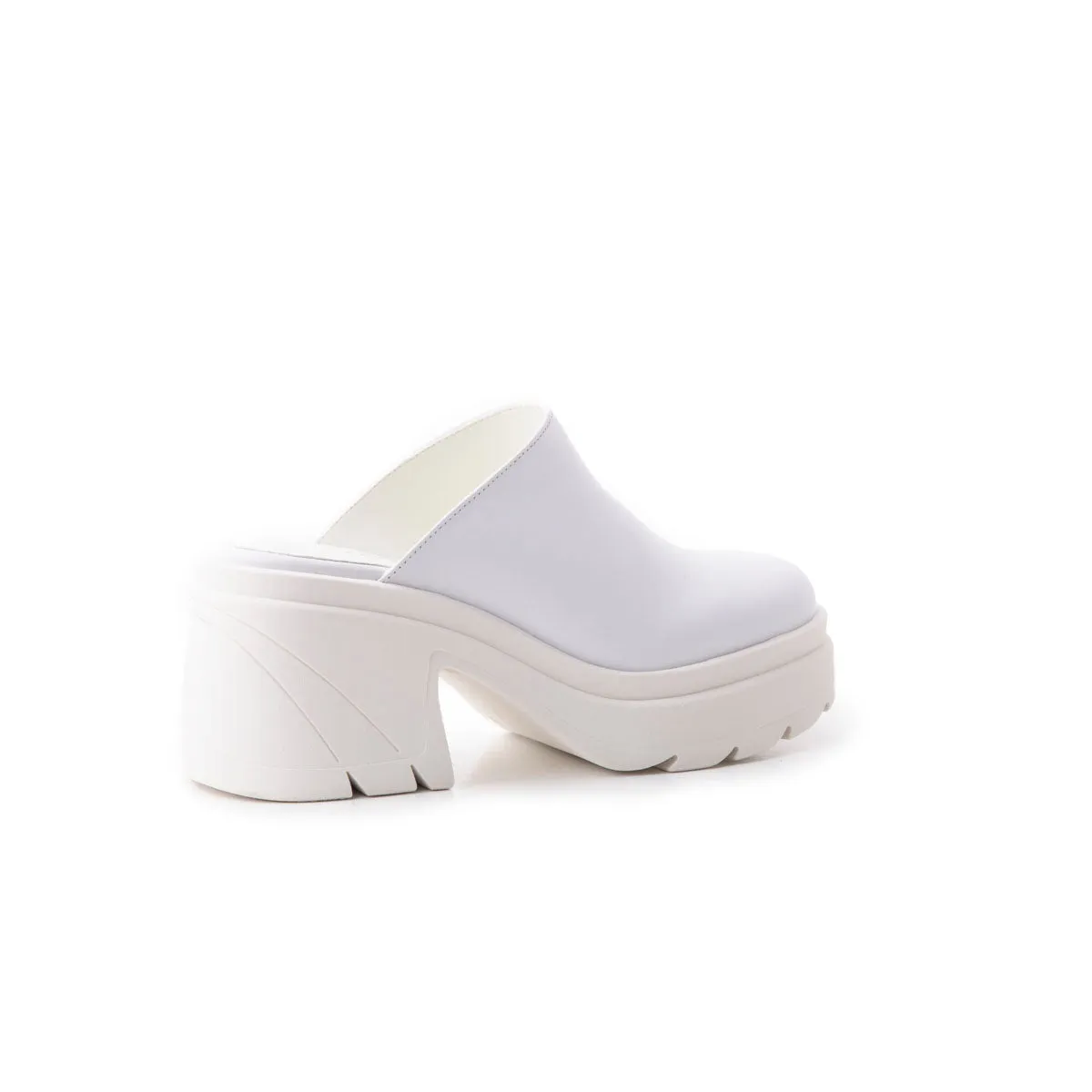 Silla White Leather