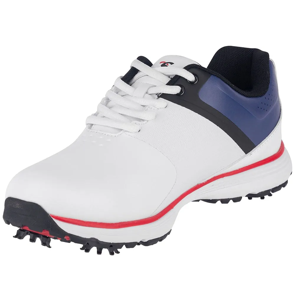Stuburt PCT II Spiked Waterproof Shoes - White/Navy