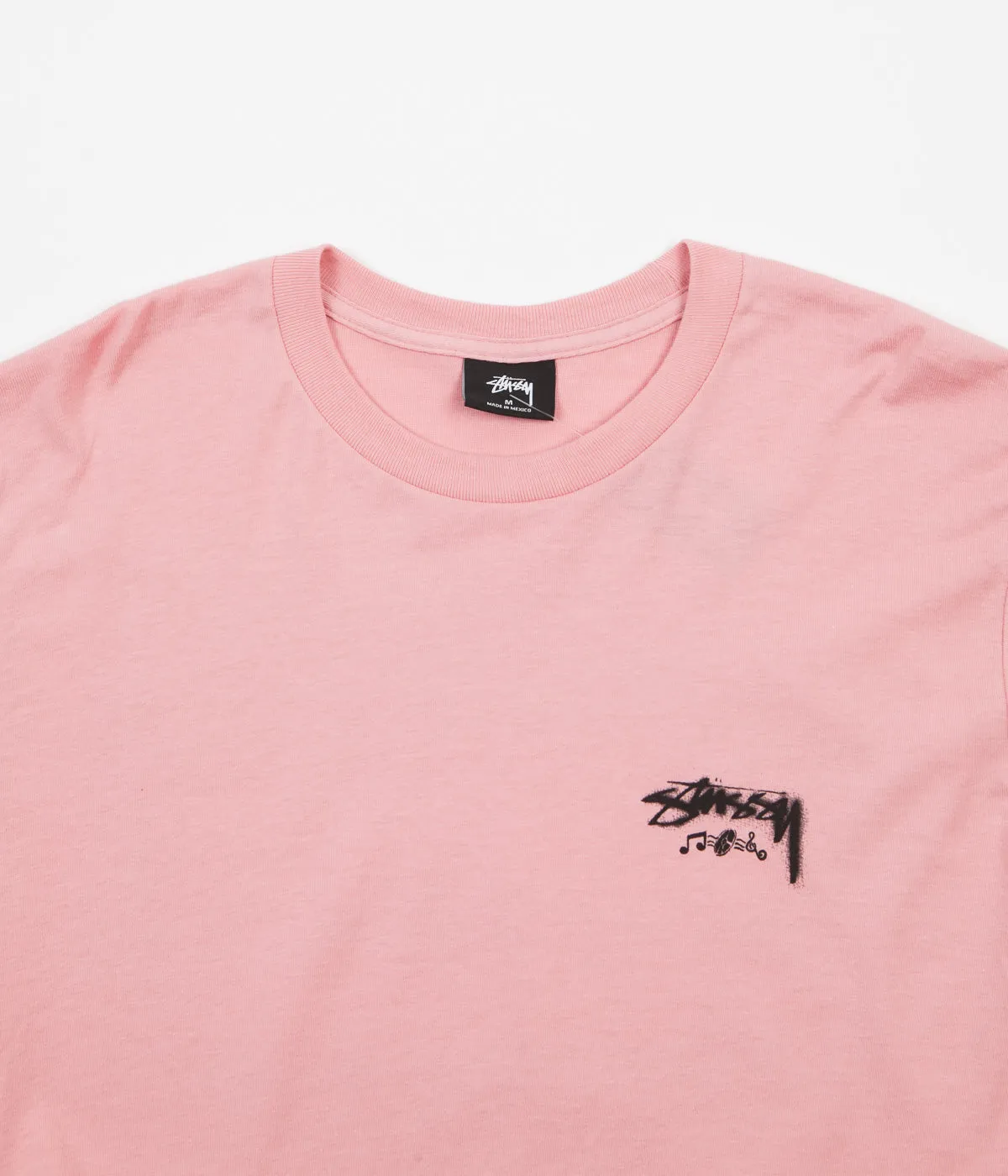 Stussy Sound Odyssey Long Sleeve T-Shirt - Dusty Rose