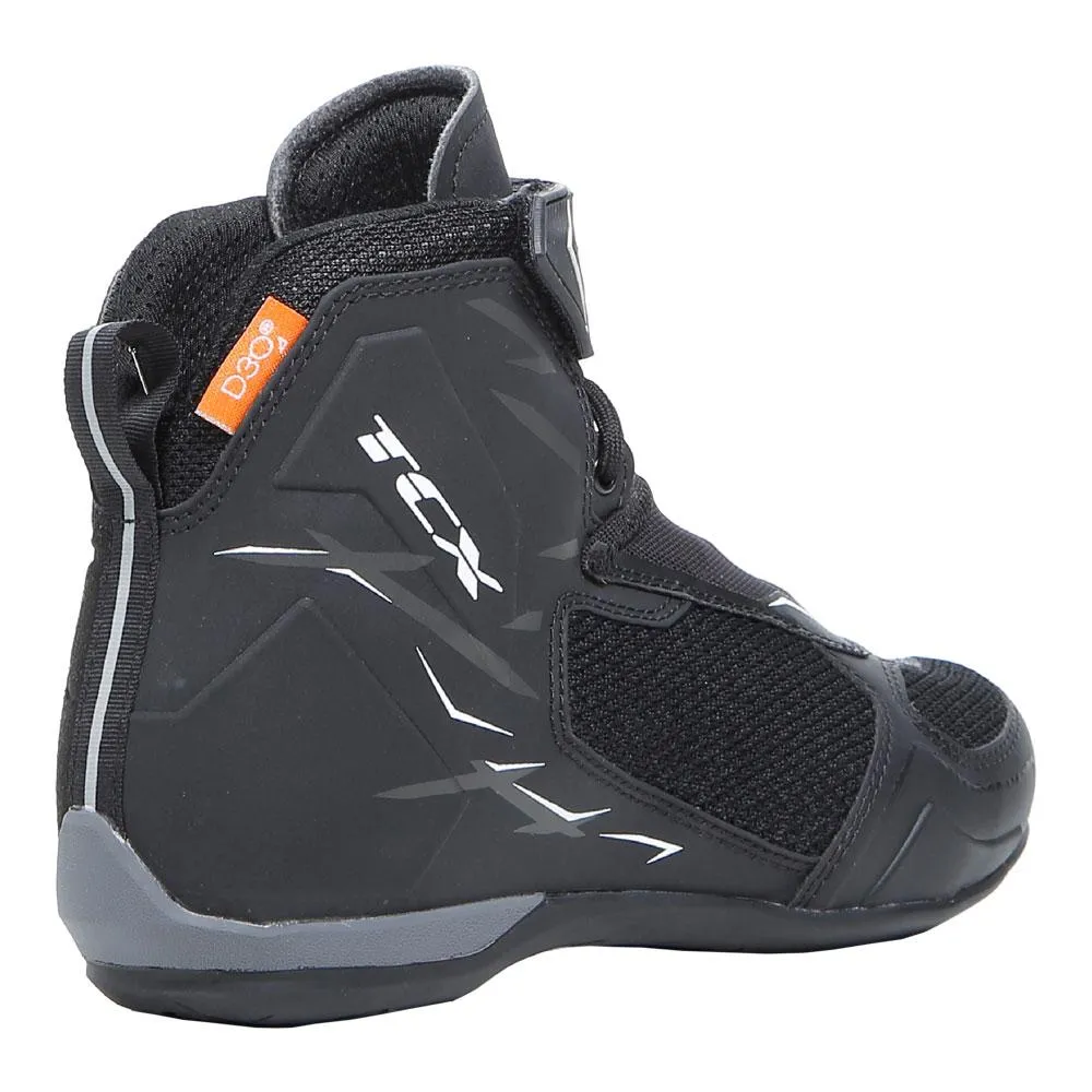TCX WOMENS RO4D AIR WATERPROOF MOTORCYCLE BOOTS BLACK/WHITE